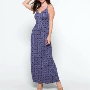 Market & Spruce Blue Spaghetti Strap Sundress